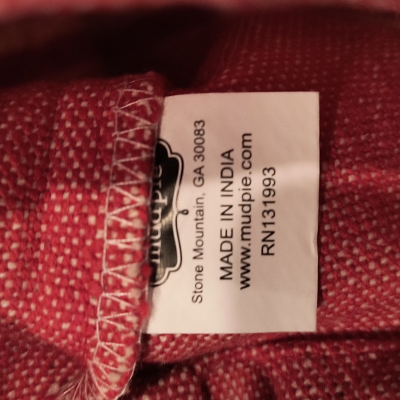 NWT Mud Pie Christmas Stocking - Picture 5 of 5